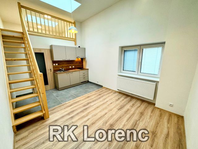                         Pronájem bytu 1+kk&nbsp;s&nbsp;mezonetovým spaním ve&nbsp;vnitrobloku na&nbsp;ul.Lidická - Centrum                      