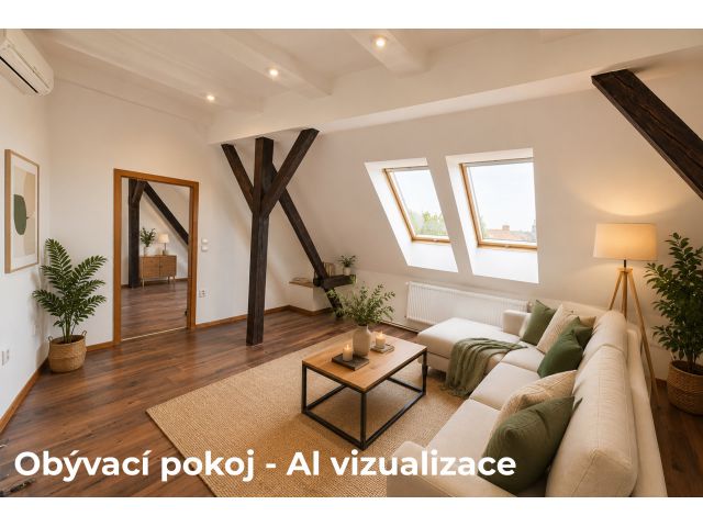                         Prodej atraktivního půdního bytu na&nbsp;ul. Palackého třída, Královo Pole                      